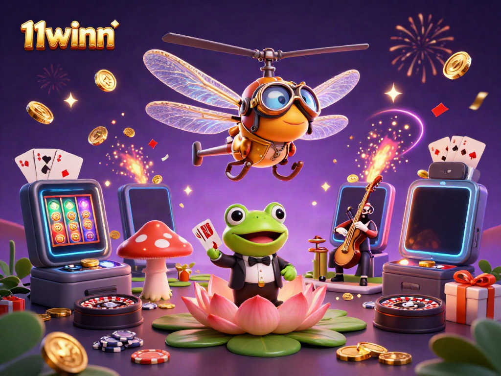 Experience thrilling games at 11winn with fun characters, dazzling visuals, and exciting casino elements.