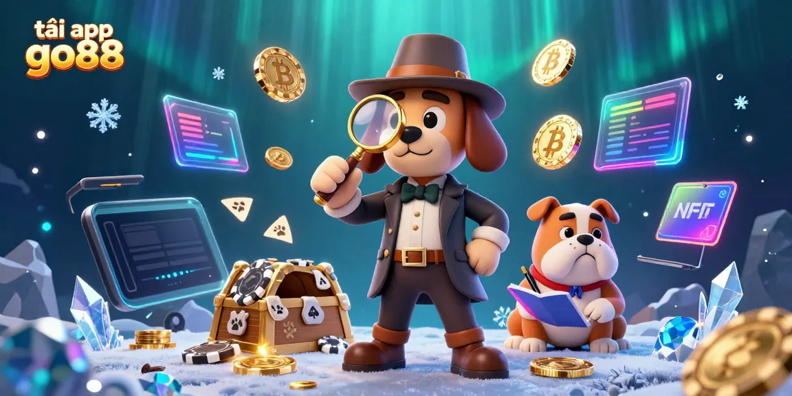 Engage with the exciting features of tải app go88 as a detective and companion uncover golden poker chips and cryptocurrency treasures.